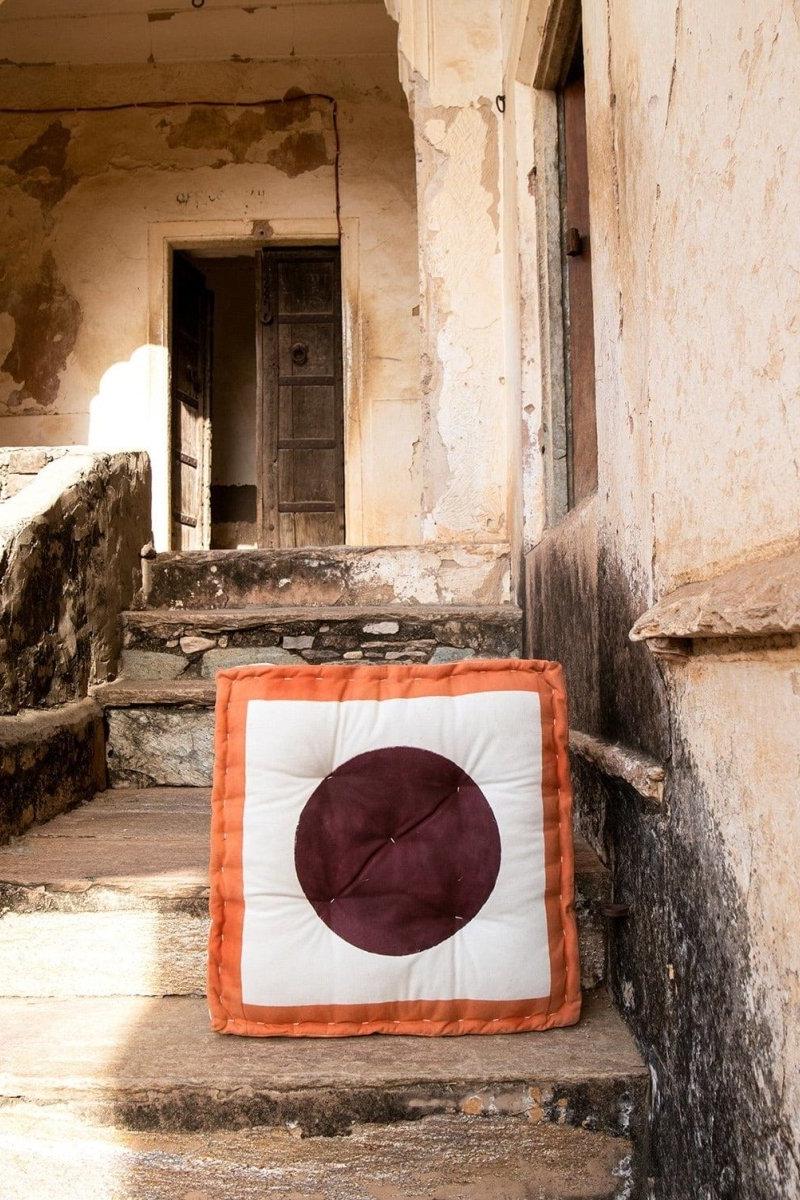 Bauhaus Floor Cushion Reverse