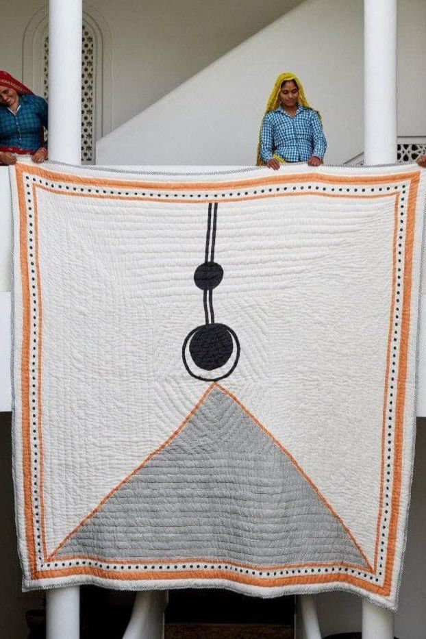 Bauhaus Quilt Reverse - CQC LA - Twin