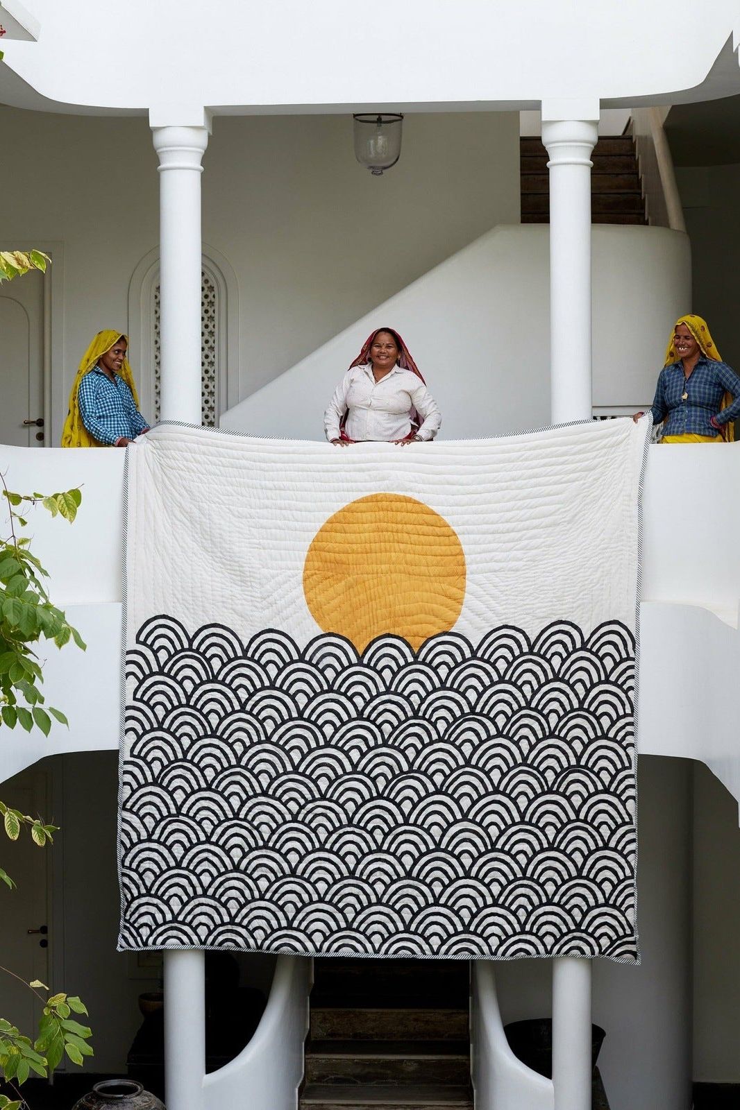 Making Waves Quilt (Reverse) - CQC LA - Twin