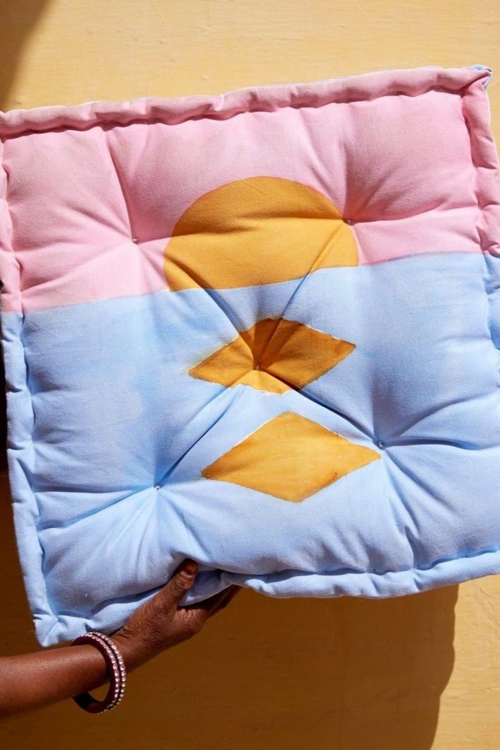 On The Beach Floor Cushion - CQC LA - One Floor Cushion