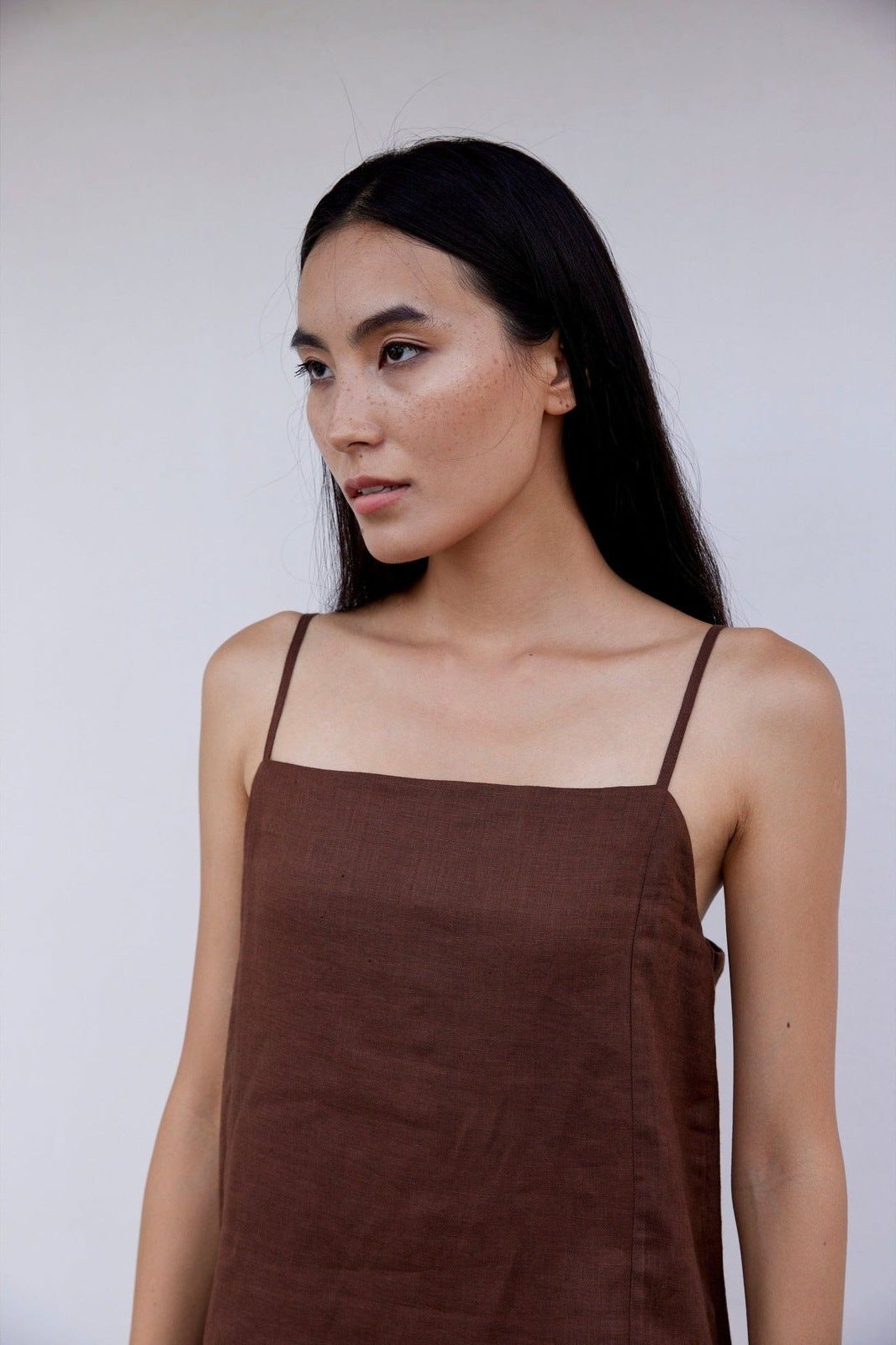 Suki Linen Mini Dress - CQC LA - XS/S